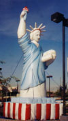 Statue of Liberty balloon - 25ft. advertising inflatable