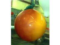peach helium balloon