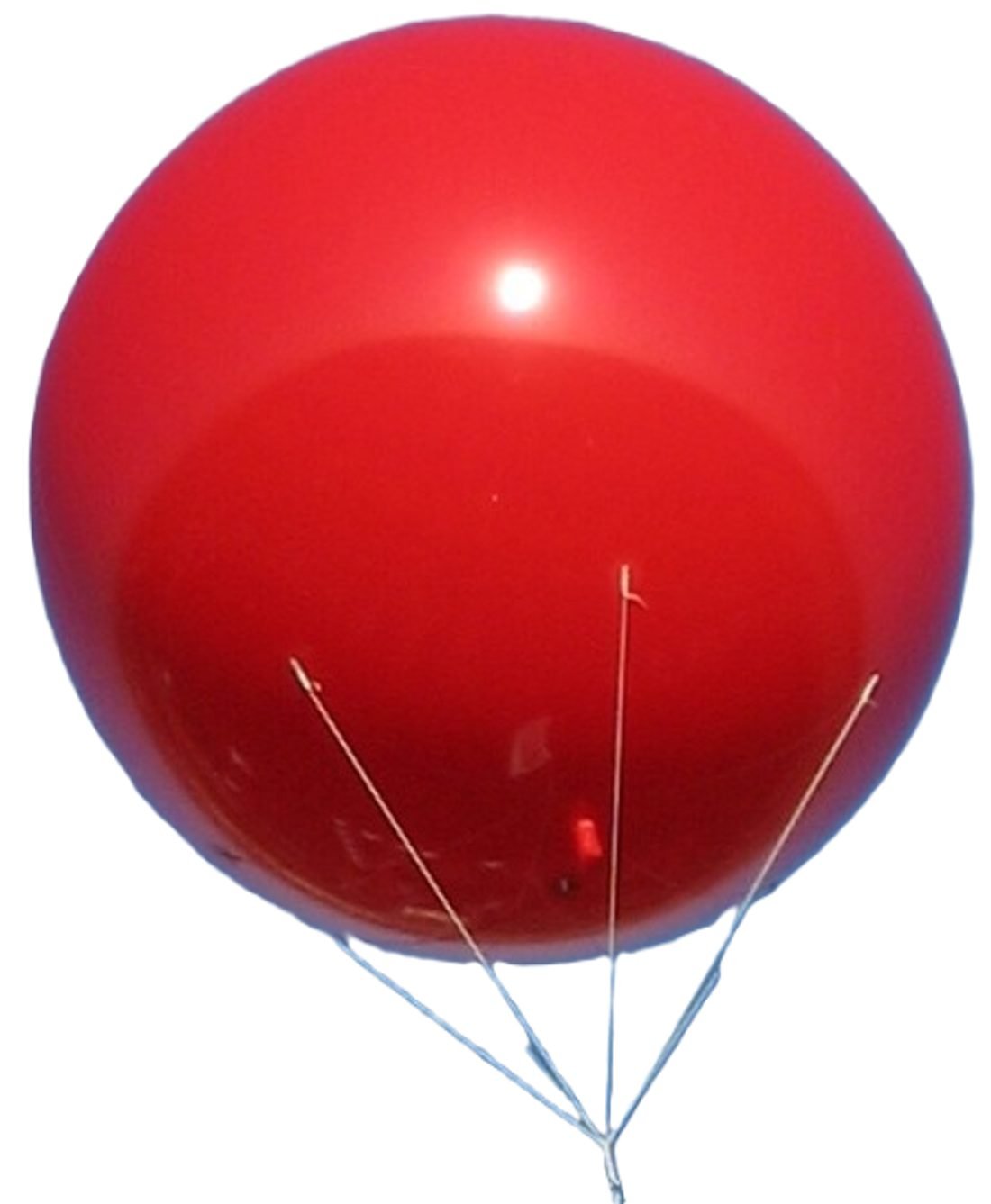 7 foot red helium advertising balloon made in the USA